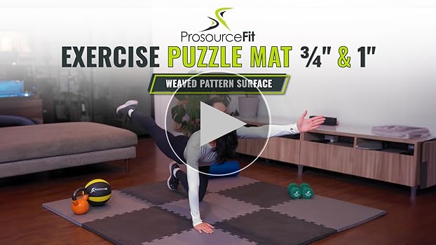 Amazon.com: ProsourceFit Extra Thick Puzzle Exercise Mat